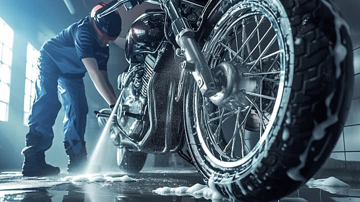 Bike water wash offer